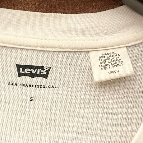 LEVI'S × PEANUTS SNOOPY コラボレーションプリントTシャツ ホワイト Sサイズ