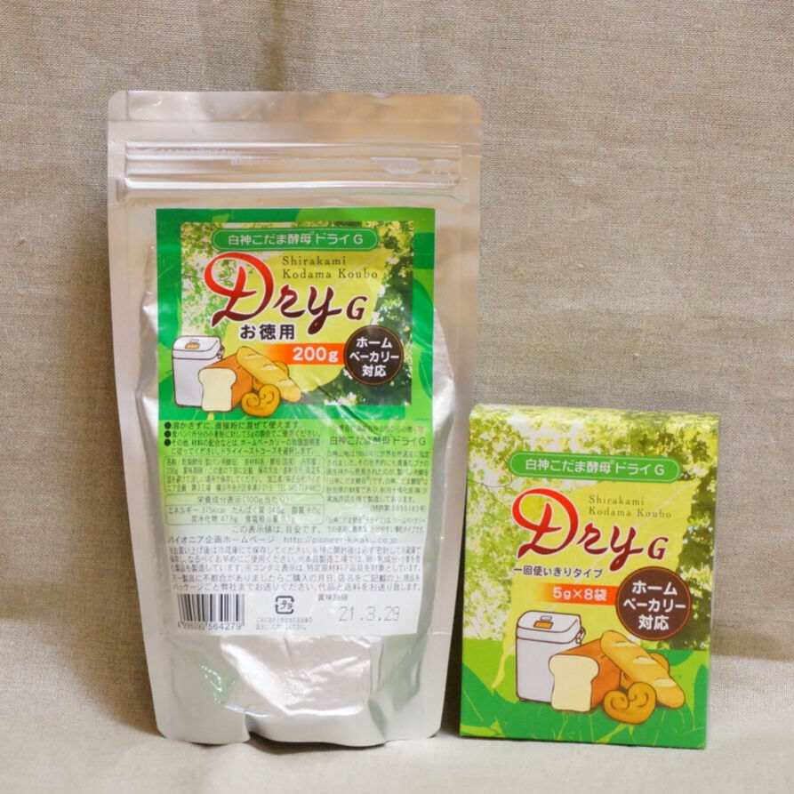 天然酵母 酵母 ドライ 白神こだま酵母ドライ 200g 6袋セット