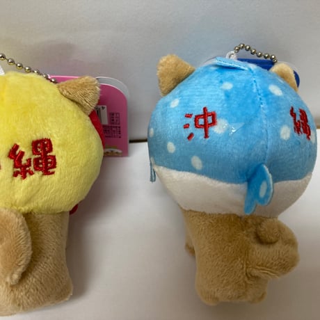 豆しば★沖縄バージョン★シーサー＆ジンベイザメ