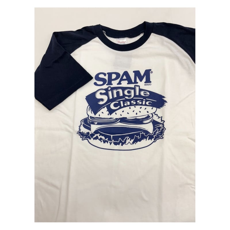 沖縄☆SPAMラグランTシャツ☆プリントスター☆Sサイズ～XLサイズ