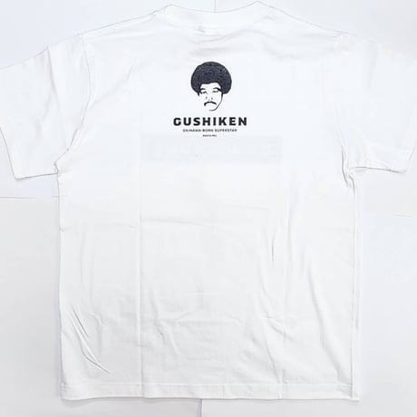 沖縄★具志堅用高Tシャツ★公式ライセンスグッズ★白★バックプリント★現役時代