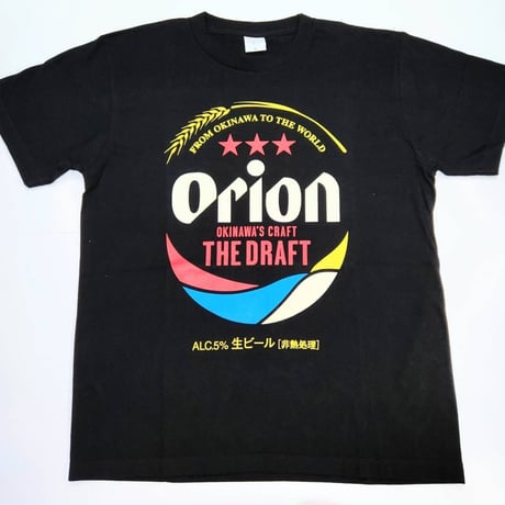 沖縄★オリオンビール公認★ベーシックＴシャツ★黒