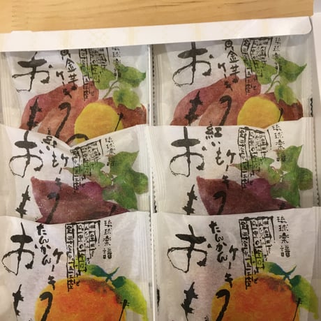 沖縄土産★パイ生地おもろ★6個入り★ファッションキャンディ★アソート