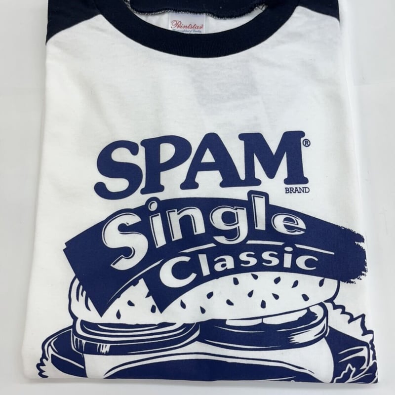 沖縄☆SPAMラグランTシャツ☆プリントスター☆Sサイズ～XLサイズ