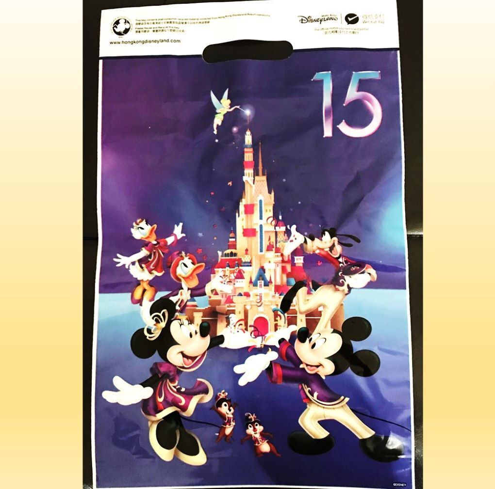 2点セット 香港ディズニースタバ15周年記念バッグ&タンブラー
