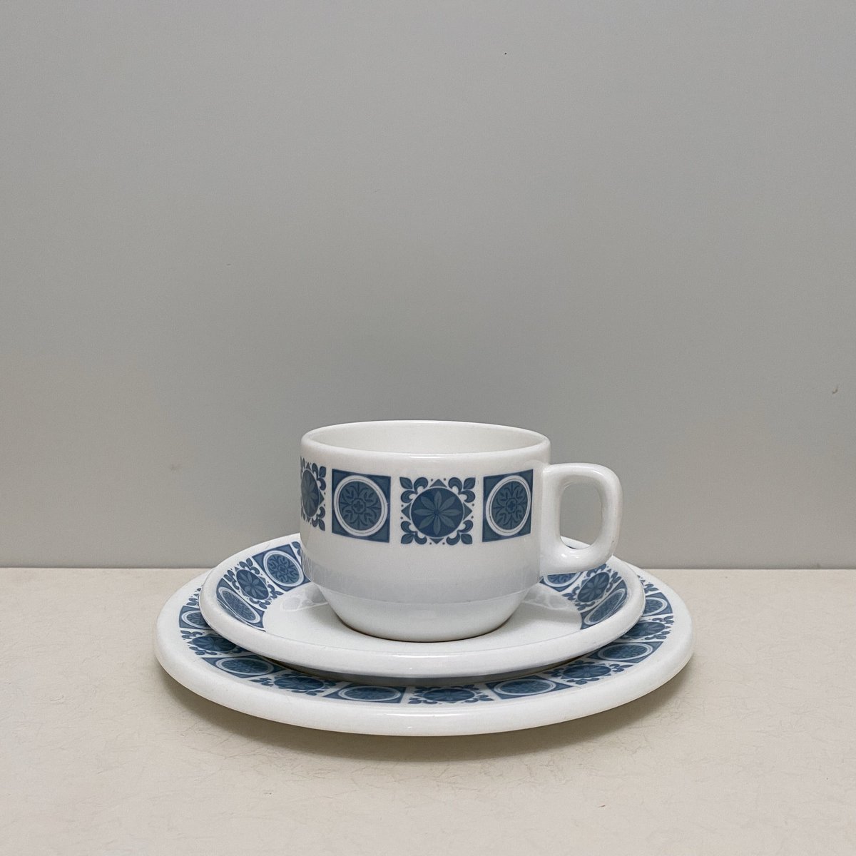 希少 アンティーク 英国タスカン窯トリオ &クリーマーとシュガーポット