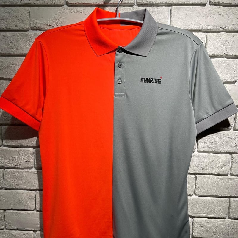左右切り替えPOLO】Orange/Grey | SANRISE Online Store