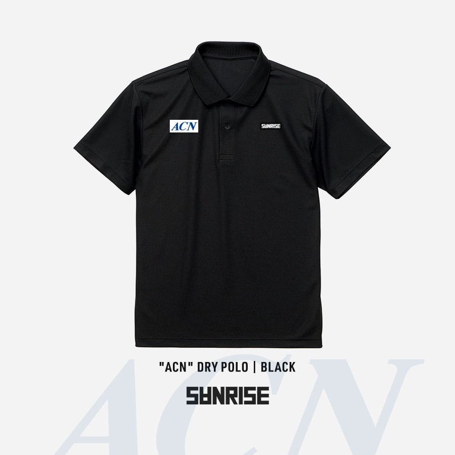 ACN DRY POLO】BLACK | SANRISE Online Store