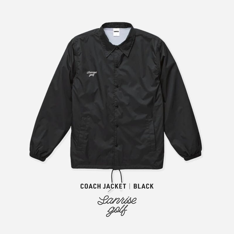 【新品未使用】サンライズsanrise コーチジャケット SANRISE coach jacket』BLACK | SANRISE Online Store