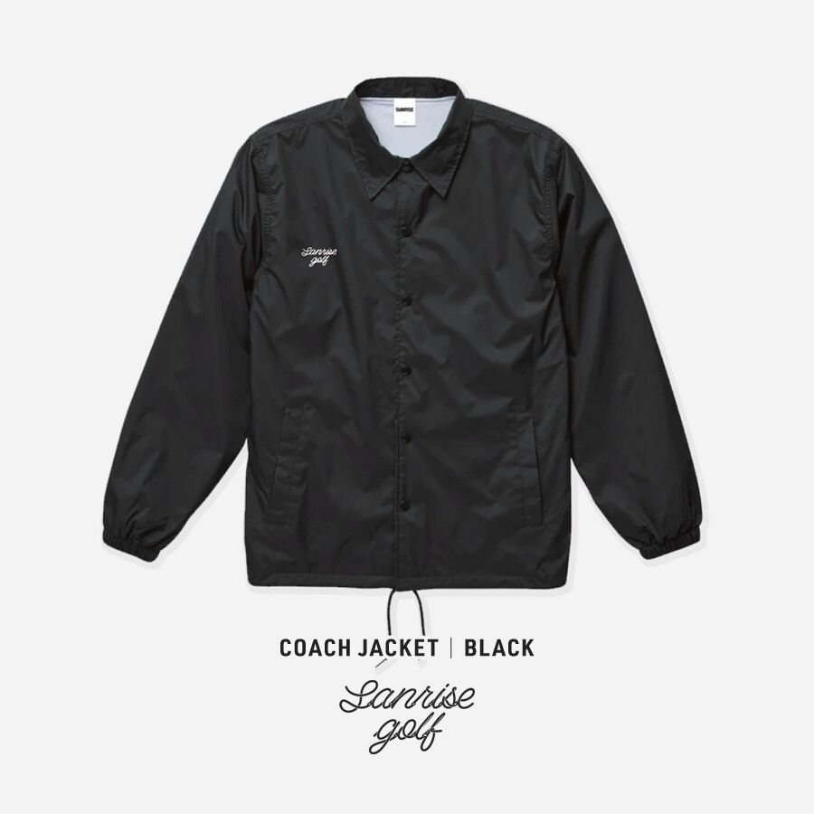 ⭐️新品⭐️ SANRISE コーチジャケット（定価24,200円）を1万円で提供❗️ SANRISE coach jacket』BLACK | SANRISE Online Store