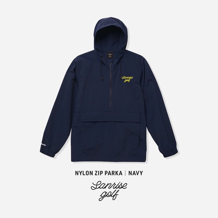 NYLON ZIP PARKA】NAVY | SANRISE Online Store