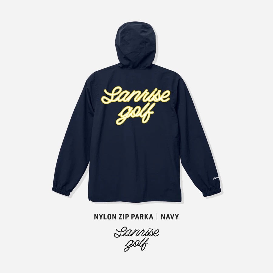 NYLON ZIP PARKA】NAVY | SANRISE Online Store