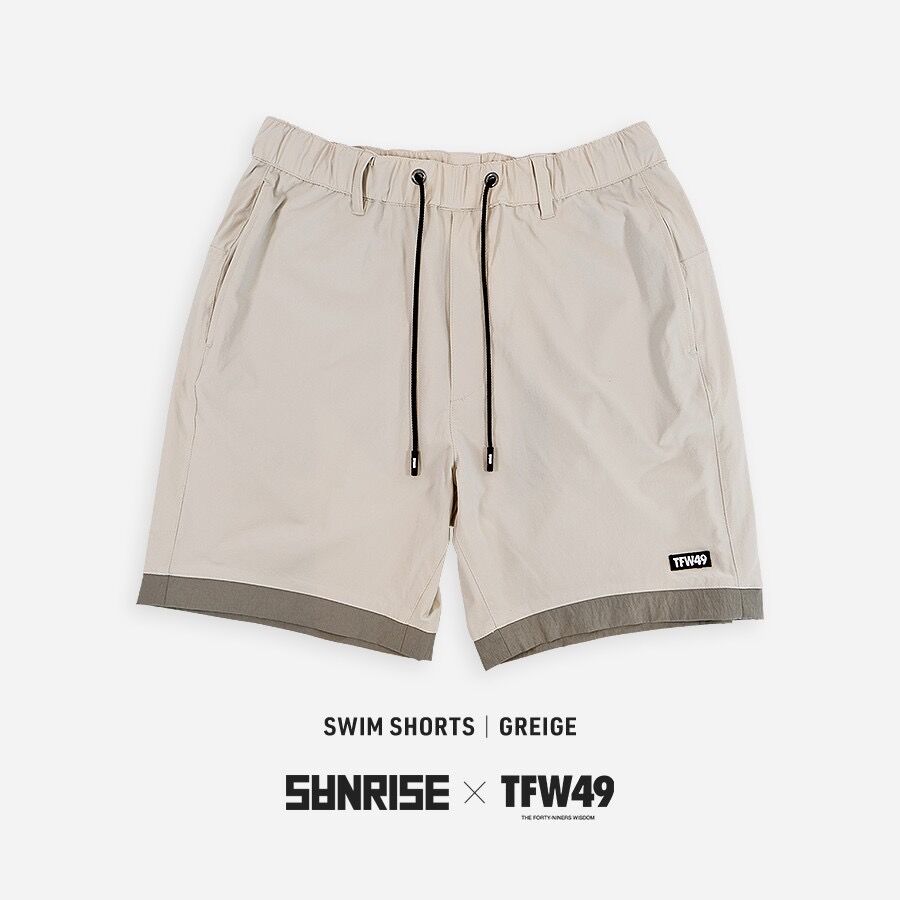 TFW49 NYLON SHORTS】GREIGE | SANRISE Online Store