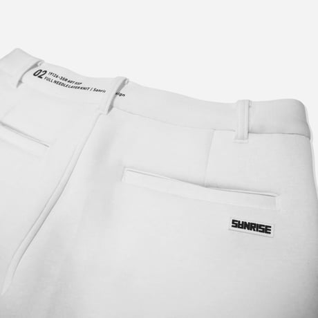 【FULL NEEDLE LAYER KNIT 】WHITE