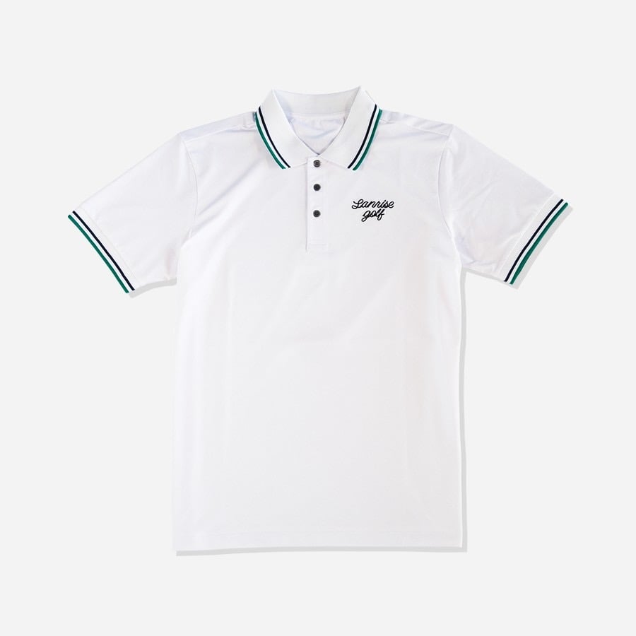 SANRISE ゴルフ　シャツ CHAIN STITCH POLO】white | SANRISE Online Store