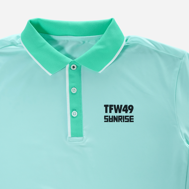 未使用品TFW49 SANRISE コラボ ポロシャツ Ｌサイズ 未使用品TFW49 SANRISE コラボ ポロシャツ Lサイズ SANRISE x