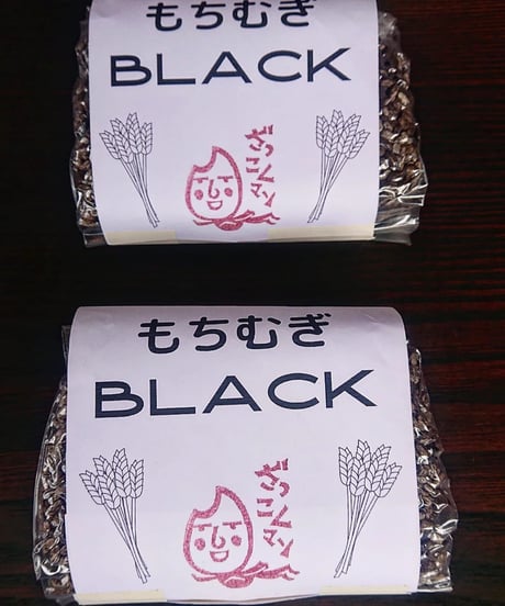 【初心者さん向き！】もちむぎBLACK（もち麦と米糀のコラボ黒麹）300ｇ × 1個  レシピ付き