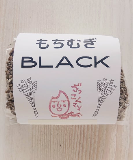 【初心者さん向き！】もちむぎBLACK（もち麦と米糀のコラボ黒麹）300ｇ × 1個  レシピ付き