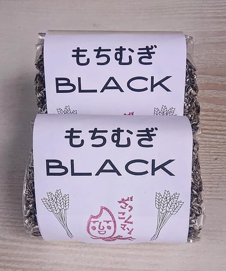 【初心者さん向き！】もちむぎBLACK（もち麦と米糀のコラボ黒麹）300ｇ × 1個  レシピ付き