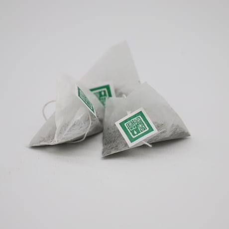 煎茶ひも付き三角ティーバッグ