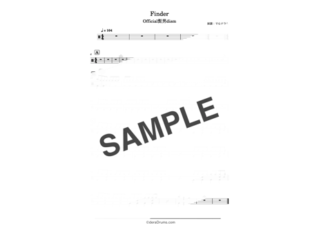 『Rejoice』/ Official髭男dism【ドラム譜セット(15曲入り)】
