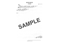 KICK BACK/ 米津玄師【ドラム譜】
