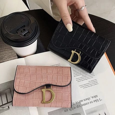 Dモチーフ ミニウォレット 6色展開