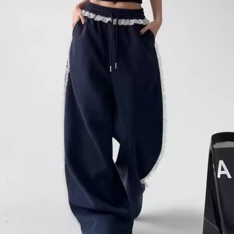 フリルスウェットパンツ 3色展開