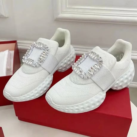 スクエアビジュー スニーカー 2色展開