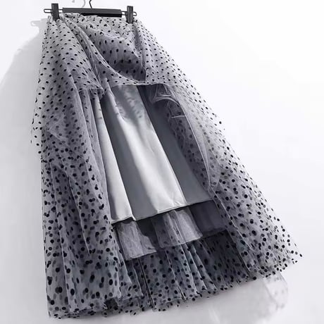 ドットチュールスカート 3色展開