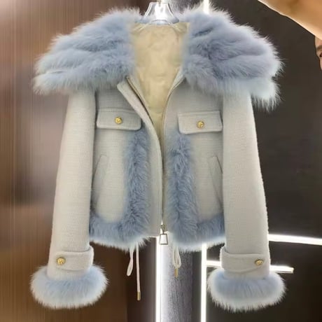 ゴールドボタンポイントファージャケット 3色展開