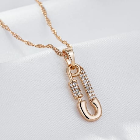 ジルコニアクリップ ネックレス