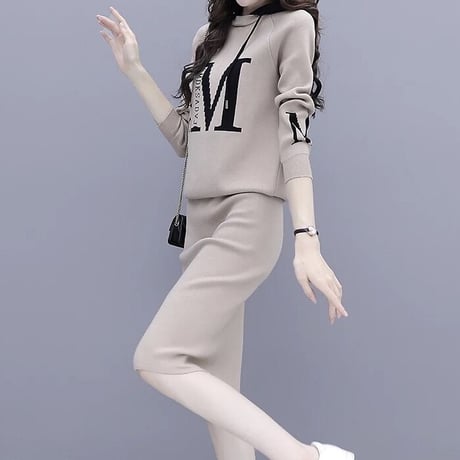 フーディ ロゴニットセットアップ 2色展開