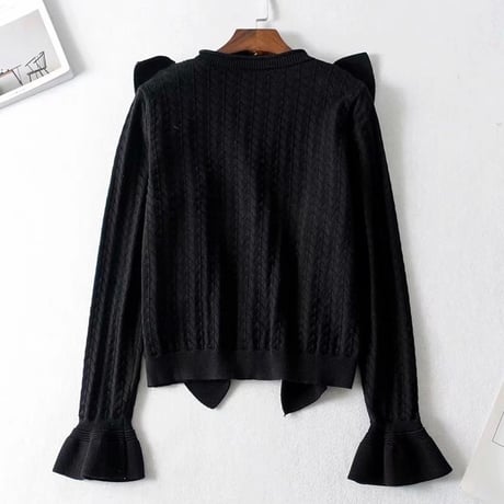 フレンチフリルカーディガン 2色展開
