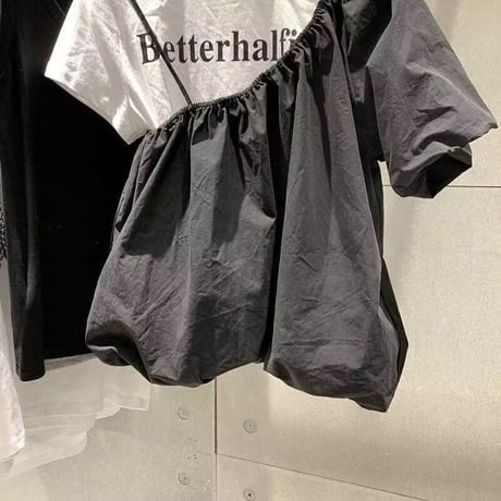 カシュクールブラウス メッセージTシャツ