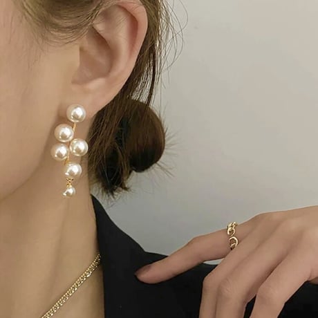 パールライン ピアス