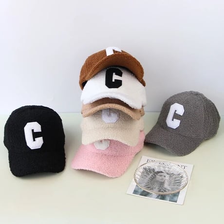 Cワッペン ベアーキャップ 7色展開