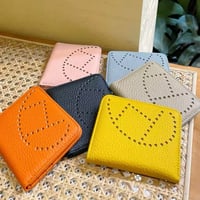 エンボスレザーミニウォレット 6色展開