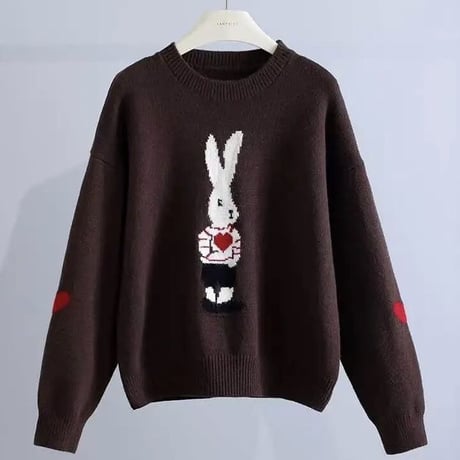 ラビットデザイン ハートニット 5色展開