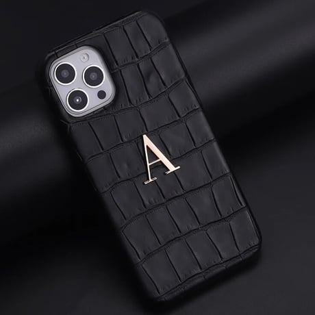 【カスタム】クロコレザー iPhoneケース 4色展開