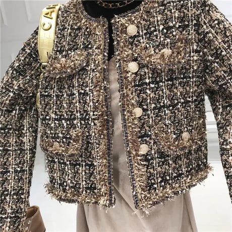 エレガンスツイード ジャケット 2色展開