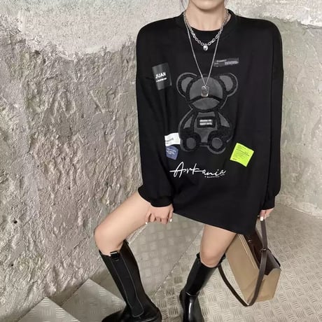 ワッフルベアー ルーズスウェット 2色展開