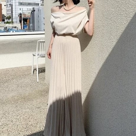 クラシックショルダー ブラウス 3色展開