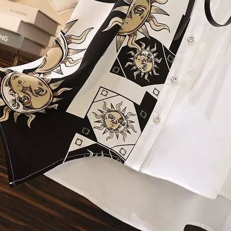 ベルト付き ハーフデザインブラウスワンピース 2色展開