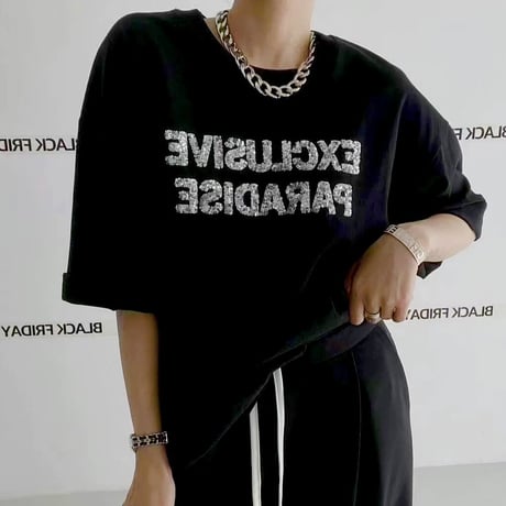 シルバースパンコールロゴ Tシャツ 3色展開