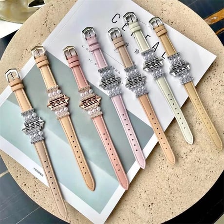 パールレザー アップルウォッチバンド 6色展開