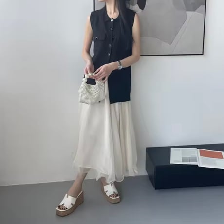 コルクウェッジサンダル 3色展開