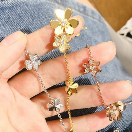 クローバー ブレスレット 3色展開