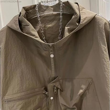 ナイロンハーフスリーブ ジャケット 2色展開
