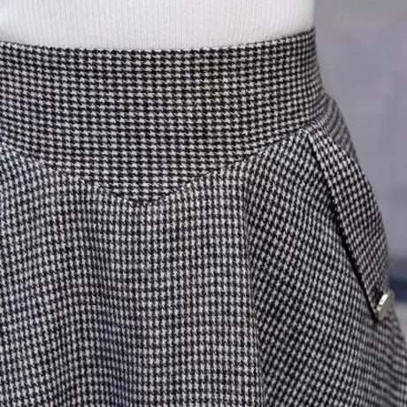 ハイウエストフレア ロングスカート 3色展開